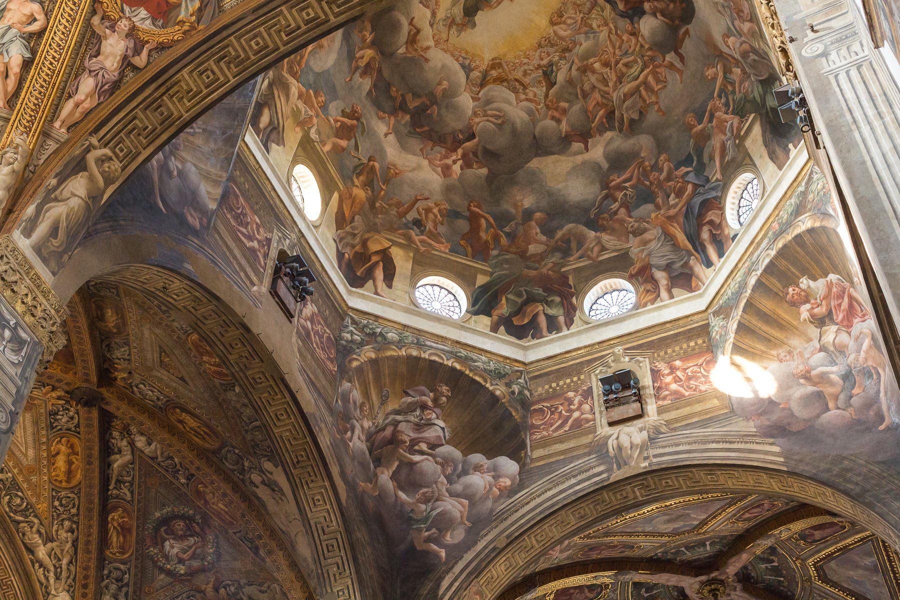 Cupola della chiesa di San Giovanni Evangelista a Parma.